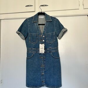 NWT Zara Denim Mini Dress